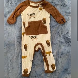 Kyte Baby Longall in Moo print Size Newborn